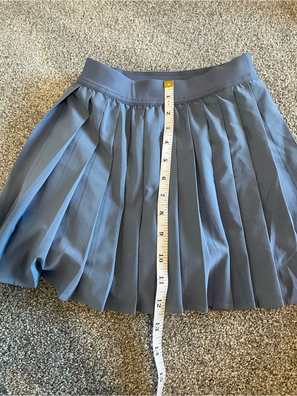 lululemon athletica Pleated Mini Skirt in Dusty Blue - Picture 6 of 6
